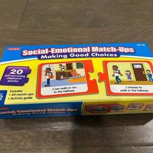 Lakeshore Learning Social Emotional Match-Ups Making Good Choices Game Puzzle